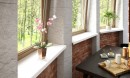 parapet biały
